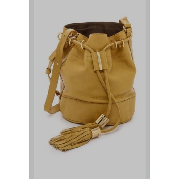 SEE BY CHLOE Vicki Taupe Leather Bucket Bag - Picture 11 of 13